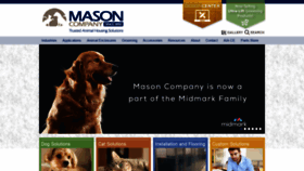 What Masonco.com website looked like in 2020 (4 years ago)