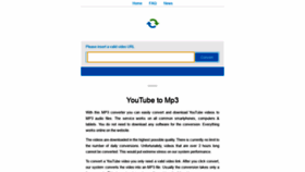 What Mp3-convert.org website looked like in 2020 (3 years ago)