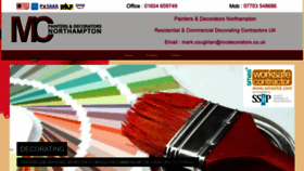 What Mcdpaintersanddecoratorsnorthampton.co.uk website looked like in 2020 (3 years ago)