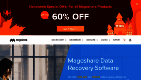 What Magoshare.com website looked like in 2020 (3 years ago)