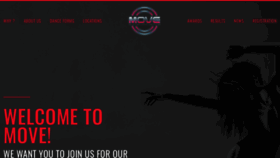 What Movedancecomp.com website looked like in 2020 (3 years ago)