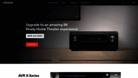 What Manuals.denon.com website looked like in 2020 (3 years ago)