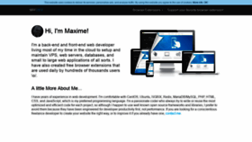 What Mrfdev.com website looked like in 2020 (3 years ago)