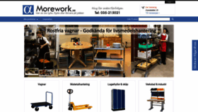 What Morework.se website looked like in 2020 (3 years ago)