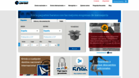 What Mensajerialowcost.es website looked like in 2020 (3 years ago)