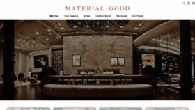 What Materialgoodny.com website looked like in 2020 (3 years ago)