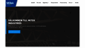 What Mitekab.se website looked like in 2020 (3 years ago)