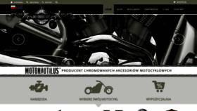 What Motonautilus.pl website looked like in 2020 (3 years ago)