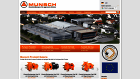 What Munsch.de website looked like in 2020 (4 years ago)