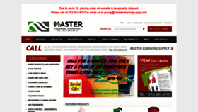 What Mastercleaningsupply.com website looked like in 2020 (3 years ago)