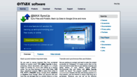 What Maxsyncup.com website looked like in 2020 (4 years ago)