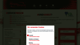 What Megadruck.de website looked like in 2020 (3 years ago)