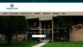 What Madisonpark-apts.com website looked like in 2020 (3 years ago)