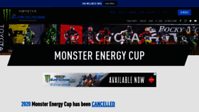 What Monsterenergycup.com website looked like in 2020 (3 years ago)