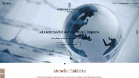 What Maerki-baumann.ch website looked like in 2020 (3 years ago)