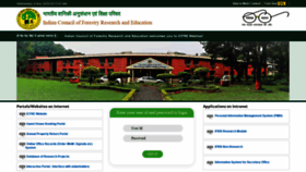 What Mail.icfre.org website looked like in 2020 (4 years ago)