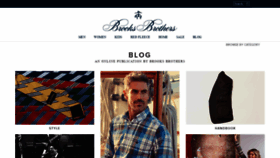 What Magazine.brooksbrothers.com website looked like in 2020 (3 years ago)