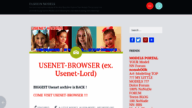 What Models-fashion.net website looked like in 2020 (3 years ago)