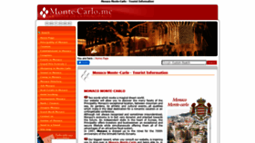 What Monaco-montecarlo.com website looked like in 2020 (3 years ago)