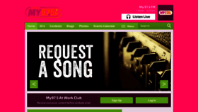 What My975fm.com website looked like in 2020 (3 years ago)
