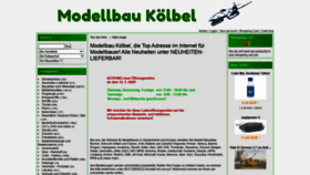 What Modellbau-koelbel.de website looked like in 2020 (3 years ago)
