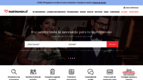 What Matrimonios.cl website looked like in 2020 (4 years ago)