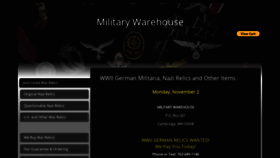 What Militarywarehouse.com website looked like in 2020 (3 years ago)