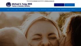 What Michaelyungdds.com website looked like in 2020 (3 years ago)