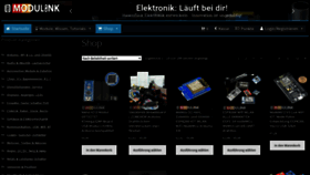 What Modulink.de website looked like in 2020 (3 years ago)