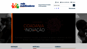 What Mobilizadores.org.br website looked like in 2020 (3 years ago)