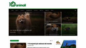 What Mille-animali.com website looked like in 2020 (3 years ago)