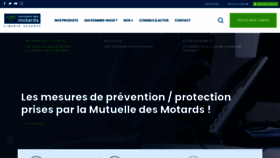 What Mutuelledesmotards.fr website looked like in 2020 (3 years ago)