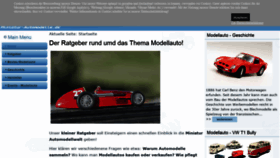 What Miniatur-automodelle.de website looked like in 2020 (3 years ago)