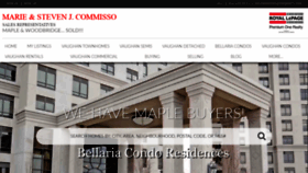 What Mariecommisso.com website looked like in 2020 (3 years ago)