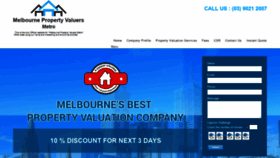 What Melbournevaluers.net.au website looked like in 2020 (3 years ago)