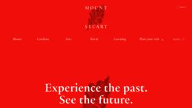 What Mountstuart.com website looked like in 2020 (3 years ago)