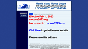 What Moose2073.org website looked like in 2020 (3 years ago)