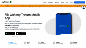 What M.myitreturn.com website looked like in 2020 (3 years ago)