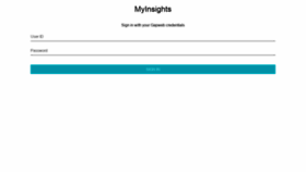 What Myinsights.gapinc.com website looked like in 2020 (3 years ago)