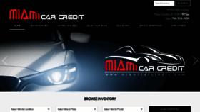 What Miamicarcredit.com website looked like in 2020 (3 years ago)