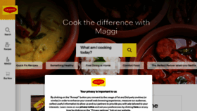 What Maggi.lk website looked like in 2020 (3 years ago)