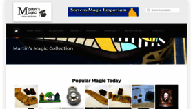 What Martinsmagic.com website looked like in 2020 (3 years ago)