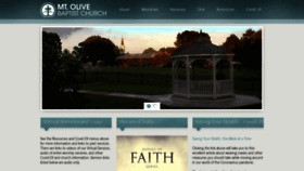 What Mtolivebaptist.com website looked like in 2020 (3 years ago)