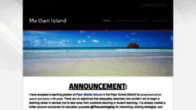 What Meownisland.com website looked like in 2020 (3 years ago)