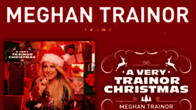 What Meghan-trainor.com website looked like in 2020 (3 years ago)