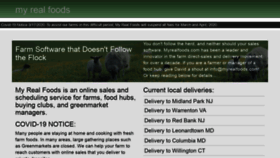 What Myrealfoods.com website looked like in 2020 (3 years ago)