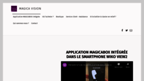 What Magicavision.fr website looked like in 2020 (4 years ago)