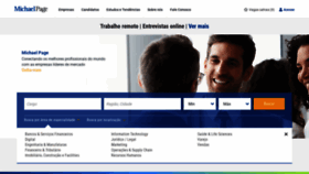 What Michaelpage.com.br website looked like in 2020 (4 years ago)