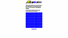 What M.apnotes.net website looked like in 2020 (3 years ago)