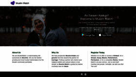 What Muslimmatch.com website looked like in 2020 (3 years ago)